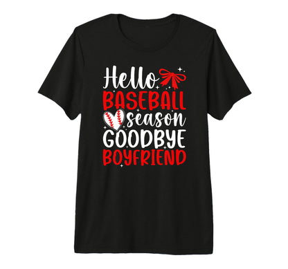 Baseball Girlfriend Funny Baseball Players T-Shirt - Unique Graphic Unisex - T-Shirt, Sweatshirt, Hoodie