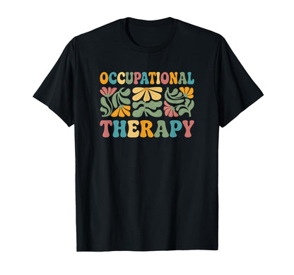 Occupational Therapy Ot Boho Flower T-Shirt - Custom Art Print Men Women - T-Shirt, Sweatshirt, Hoodie