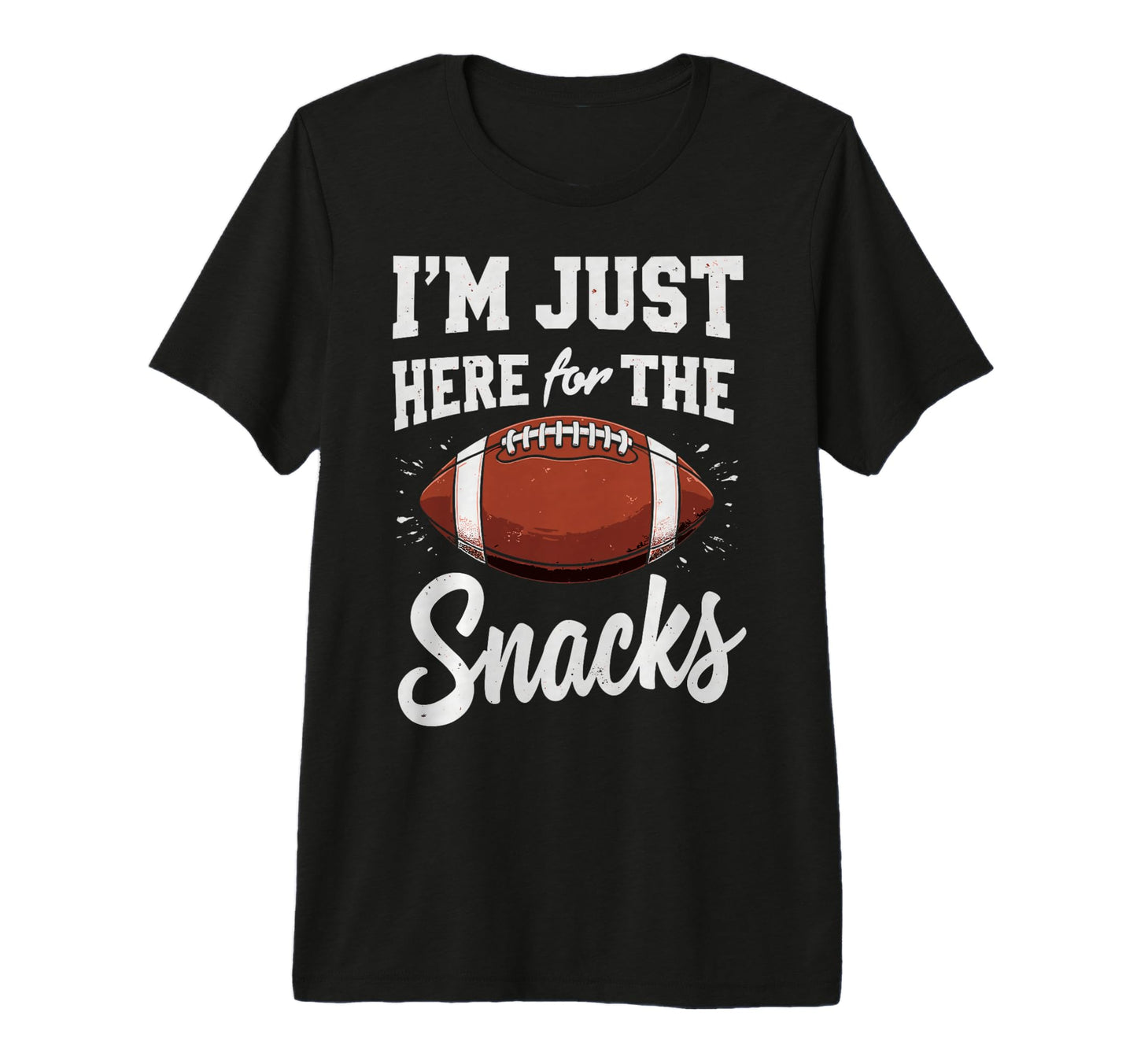 Im Just Here Snacks Funny Joke T-Shirt - Aesthetic Graphic for Adults - T-Shirt, Sweatshirt, Hoodie