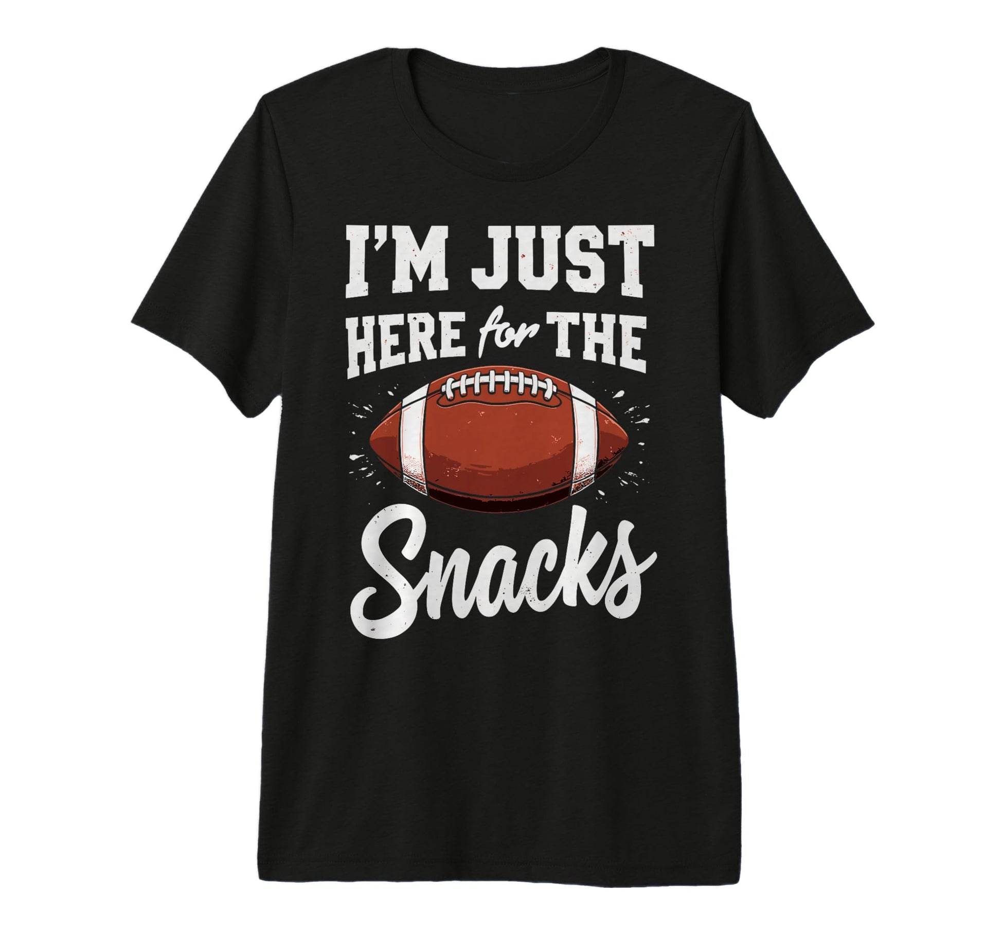 Im Just Here Snacks Funny Joke T-Shirt - Aesthetic Graphic for Adults - T-Shirt, Sweatshirt, Hoodie
