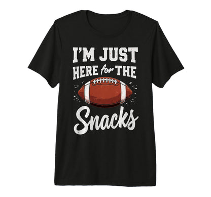 Im Just Here Snacks Funny Joke T-Shirt - Aesthetic Graphic for Adults - T-Shirt, Sweatshirt, Hoodie