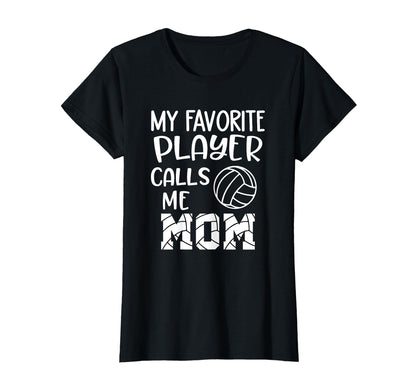 Volleyball Mom Gameday My Favorite T-Shirt - Aesthetic Graphic for Adults - T-Shirt, Sweatshirt, Hoodie