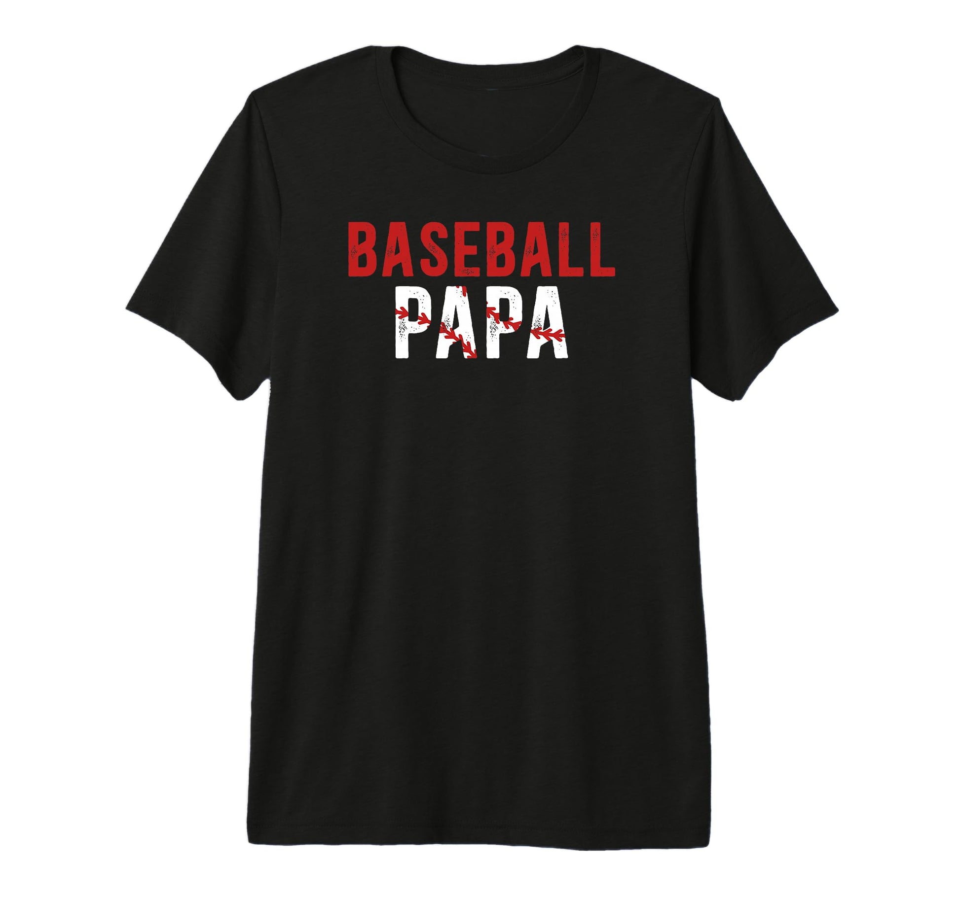 Mens Baseball Papa Baseball Player Papa T-Shirt - Unique Graphic Unisex - T-Shirt, Sweatshirt, Hoodie