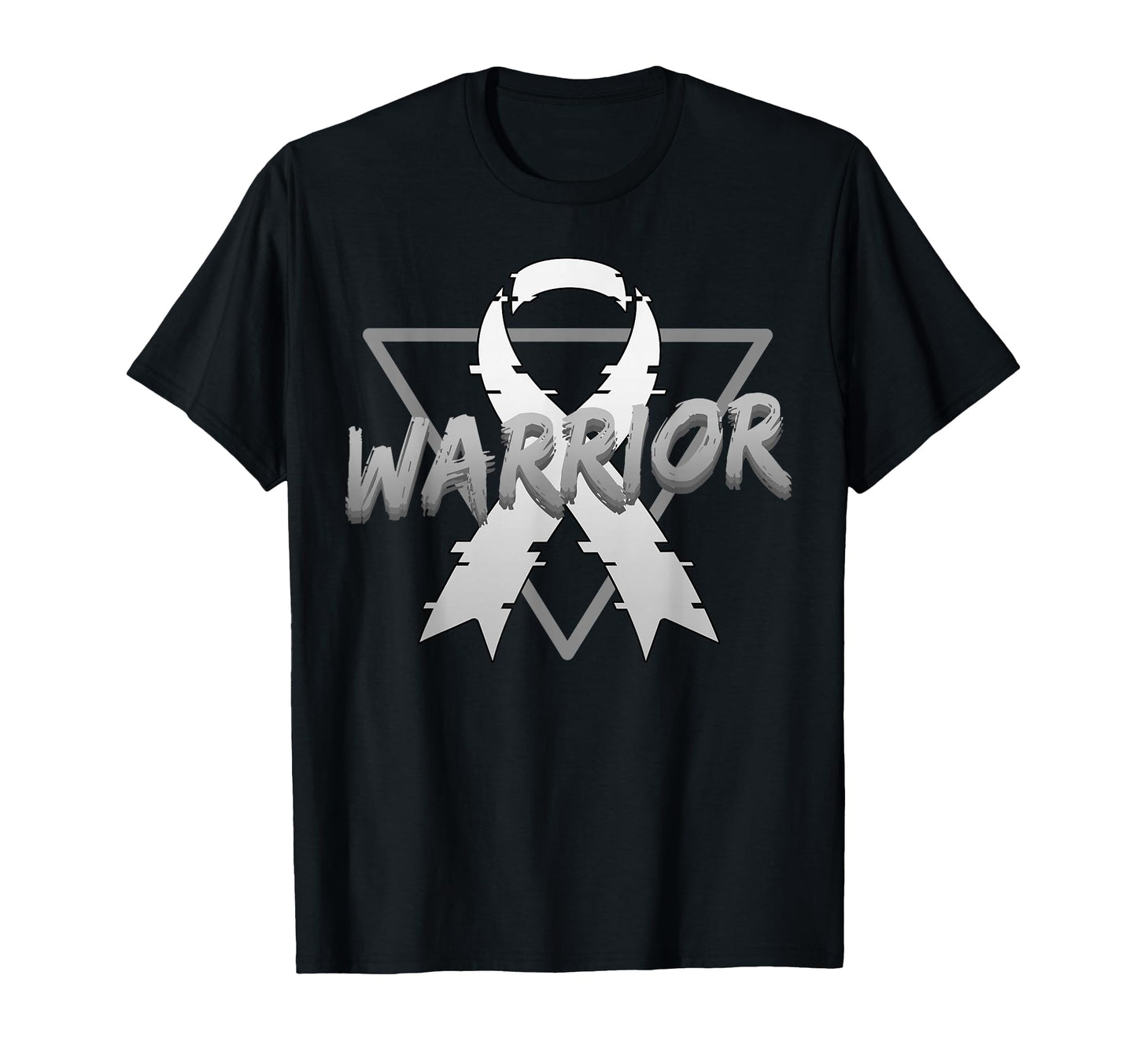Brain Cancer Awareness Warrior T-Shirt - Fun Novelty Design Men Women - T-Shirt, Sweatshirt, Hoodie
