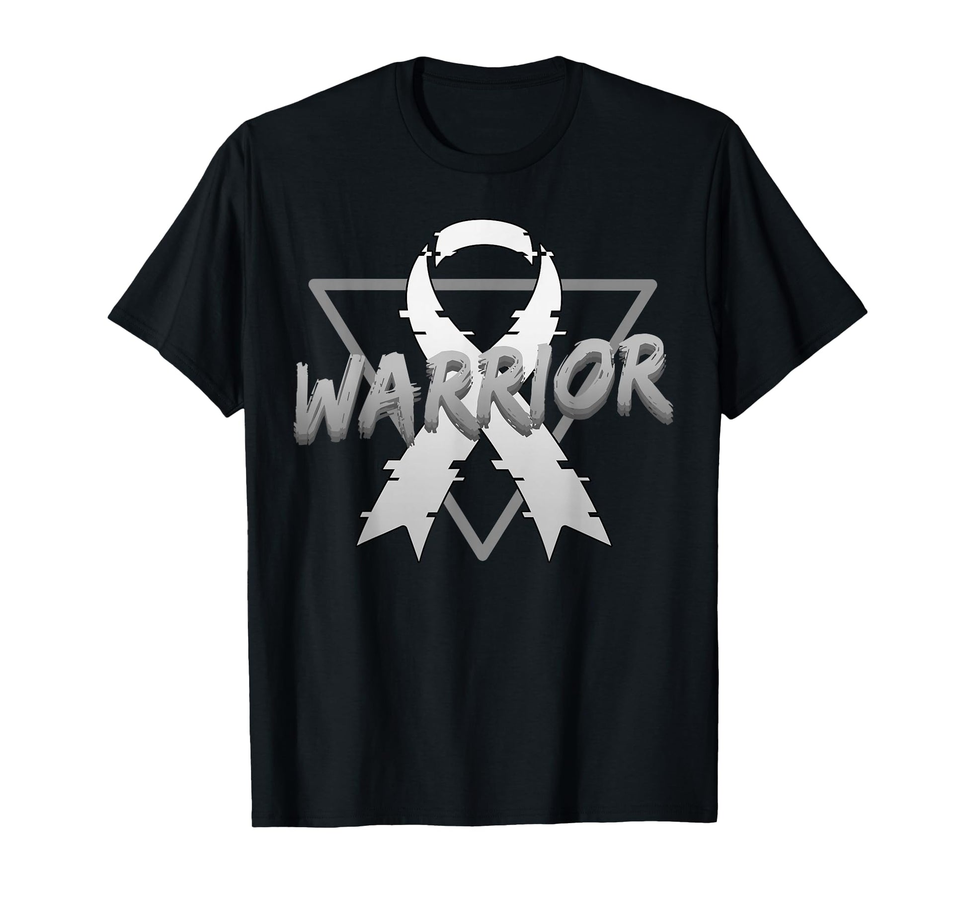 Brain Cancer Awareness Warrior T-Shirt - Fun Novelty Design Men Women - T-Shirt, Sweatshirt, Hoodie