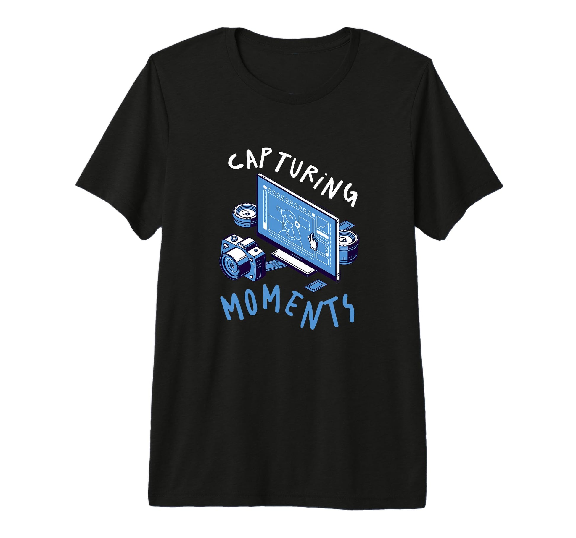 Photography Camera Snap Photo T-Shirt - Aesthetic Graphic for Adults - T-Shirt, Sweatshirt, Hoodie