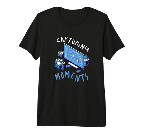 Photography Camera Snap Photo T-Shirt - Aesthetic Graphic for Adults - T-Shirt, Sweatshirt, Hoodie