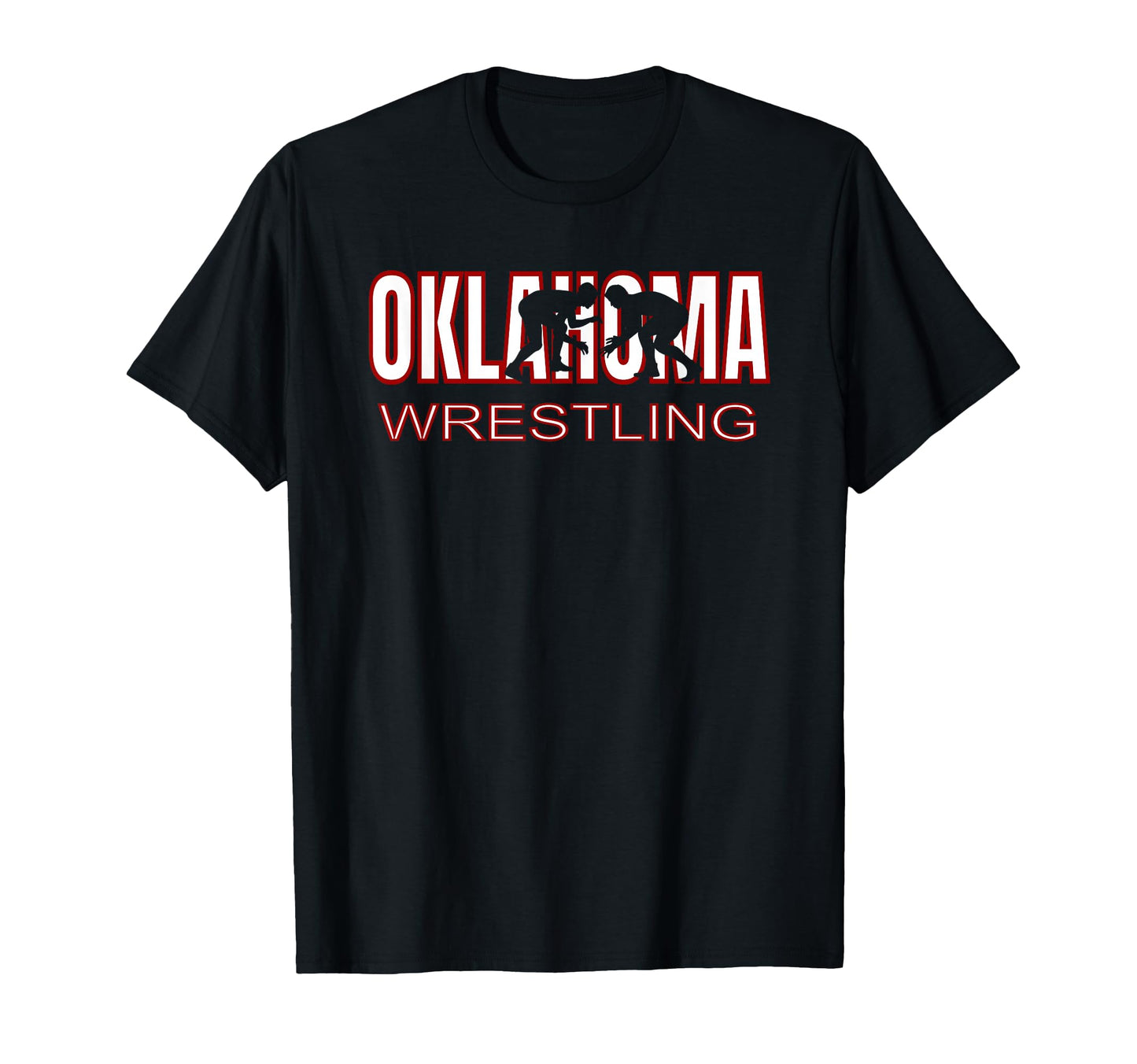 Oklahoma Wrestling Freestyle Wrestler T-Shirt - Custom Art Print Unisex - T-Shirt, Sweatshirt, Hoodie