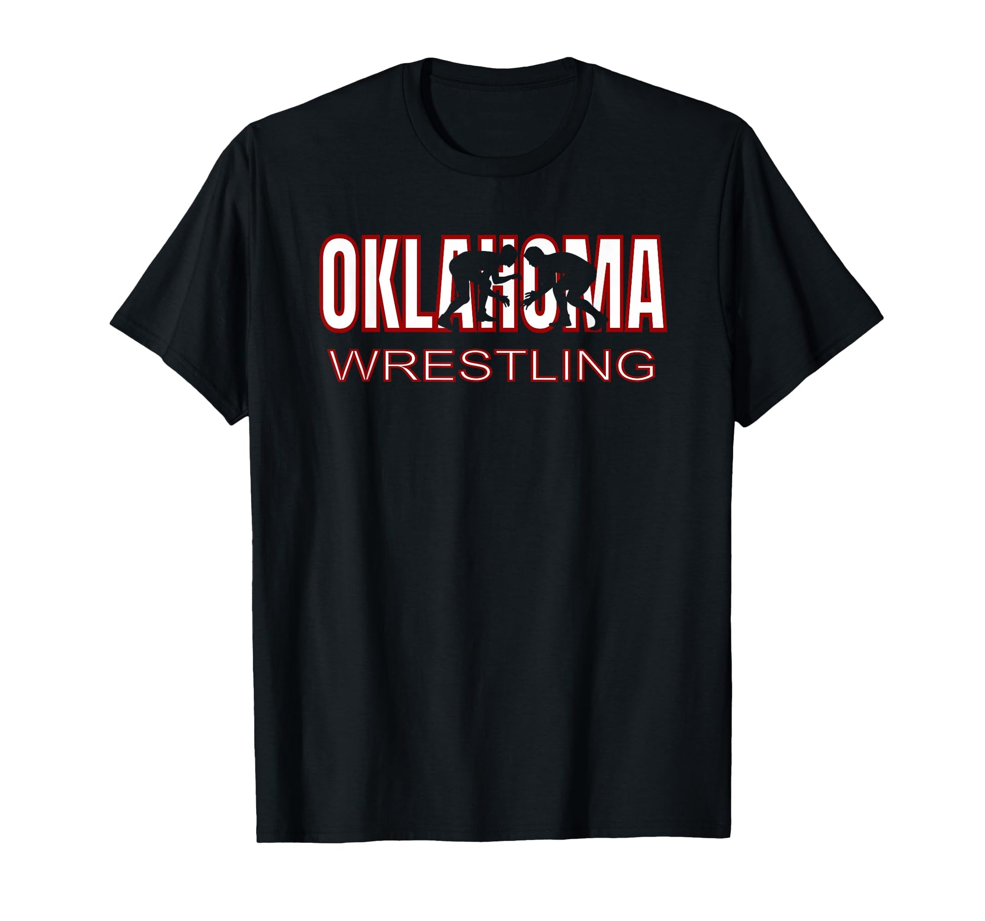 Oklahoma Wrestling Freestyle Wrestler T-Shirt - Custom Art Print Unisex - T-Shirt, Sweatshirt, Hoodie
