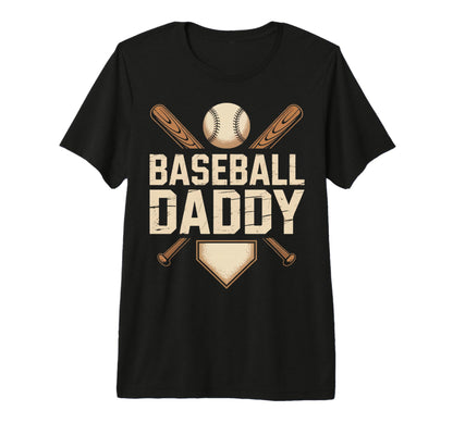 Mens Baseball Daddy Tri Blend T-Shirt - Graphic Print Unisex - T-Shirt, Sweatshirt, Hoodie