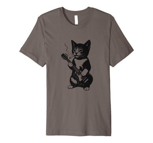 Smoking Cat Punk Rock Y2K Kitten 90S T-Shirt - Trendy Graphic for Adults - T-Shirt, Sweatshirt, Hoodie