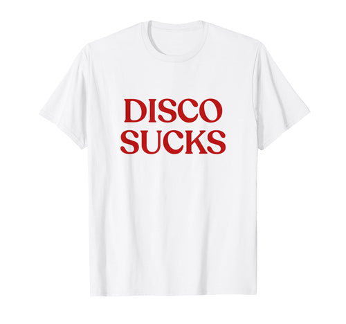 Disco Sucks Y2K Aesthetic Trendy T-Shirt - Custom Art Print Men Women - T-Shirt, Sweatshirt, Hoodie