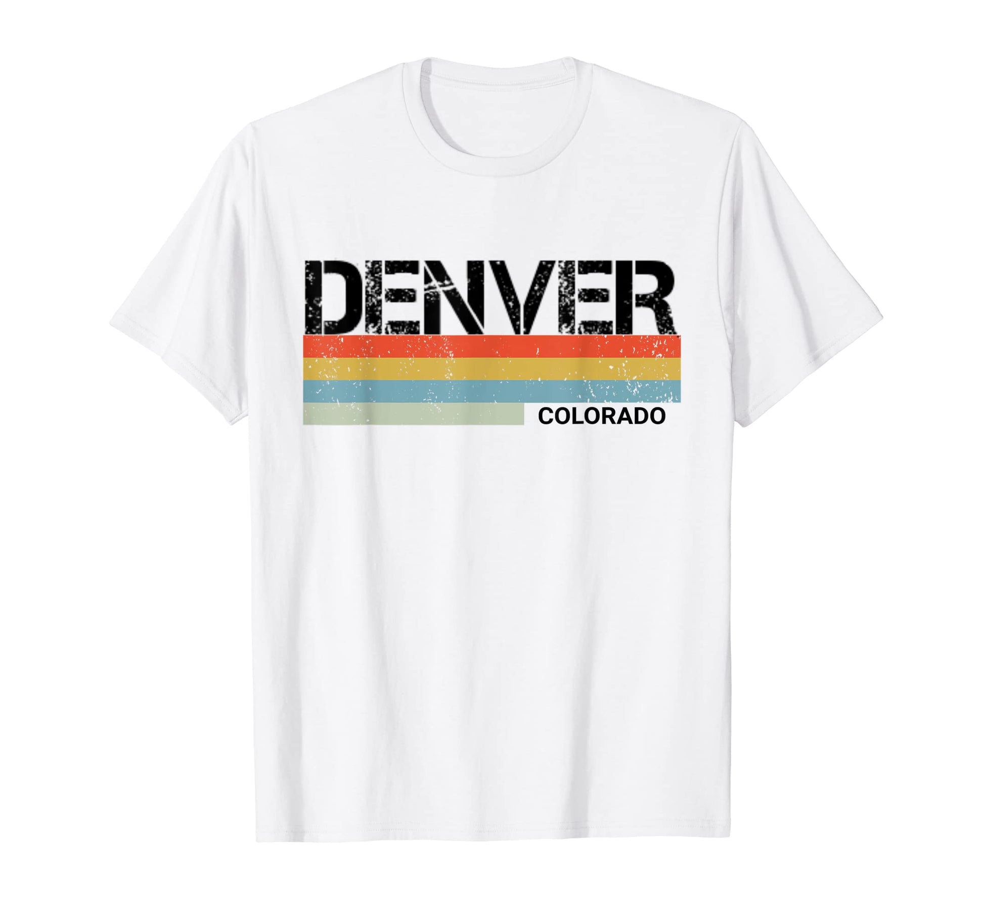1980S Stripes Denver Co T-Shirt - Novelty Apparel Men Women - T-Shirt, Sweatshirt, Hoodie