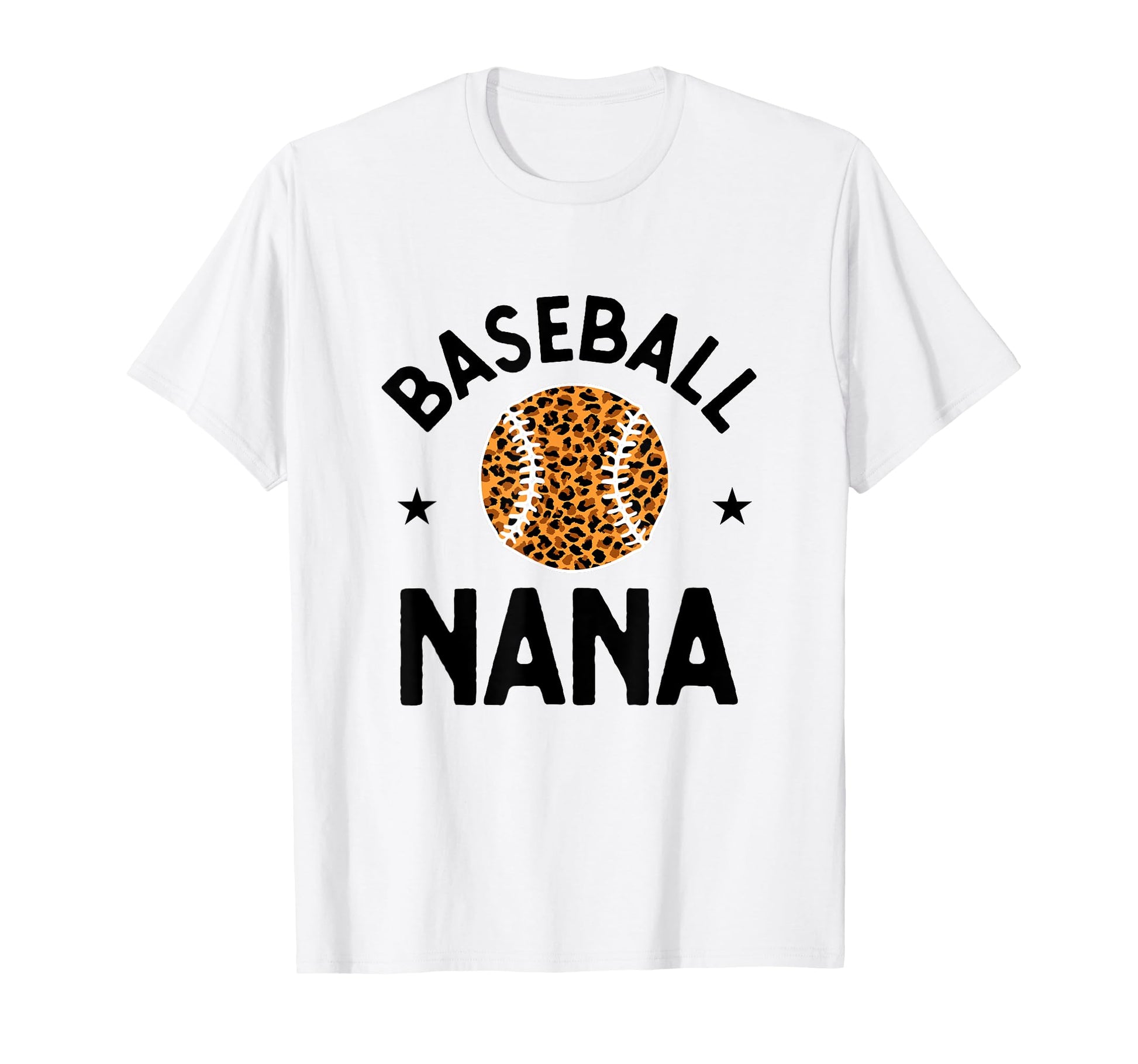 Baseball Nana Grandmother Leopard T-Shirt - Trendy Graphic Men Women - T-Shirt, Sweatshirt, Hoodie