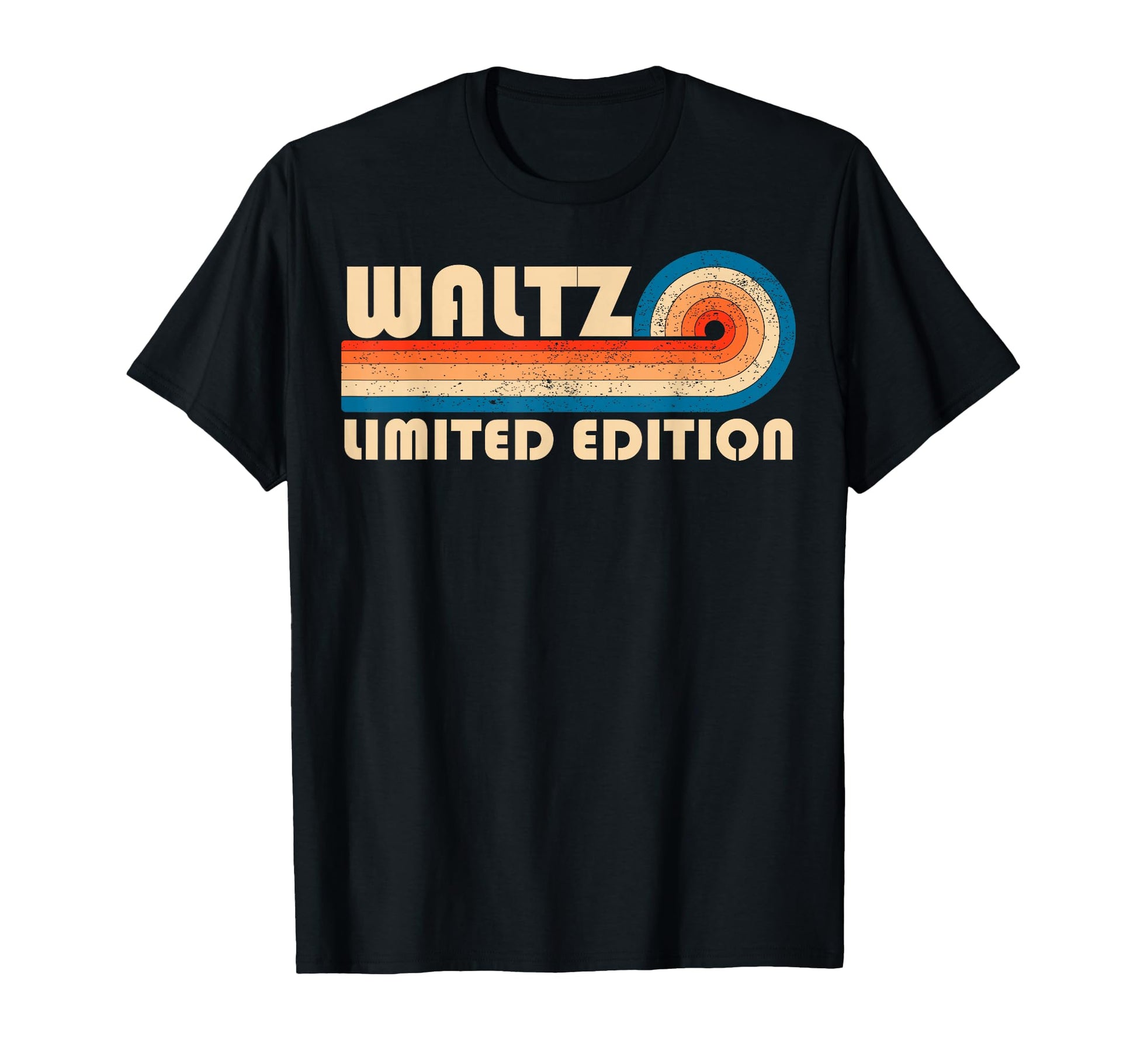 Waltz 70S 80S Sunset Stripe T-Shirt - Graphic Print Men Women - T-Shirt, Sweatshirt, Hoodie