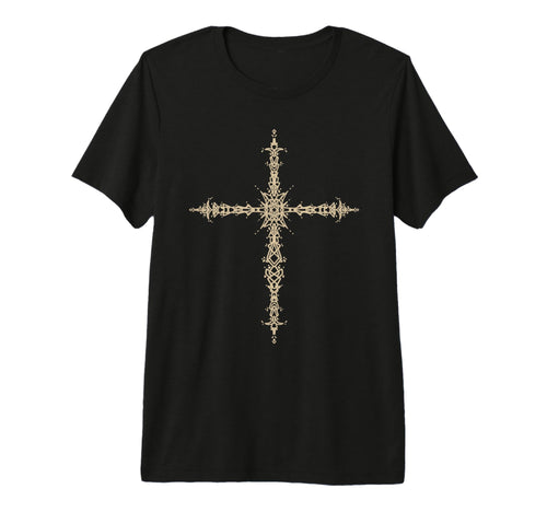 Y2K 90S Goth Cross Alt Grunge Emo T-Shirt - Custom Art Print for Adults - T-Shirt, Sweatshirt, Hoodie