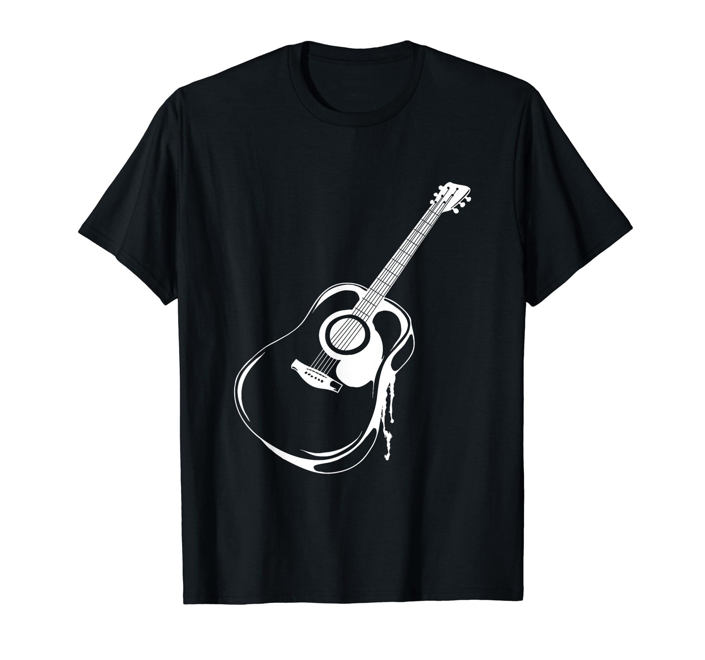 Acoustic Guitar Musician Player T-Shirt - Minimalist Print for Adults - T-Shirt, Sweatshirt, Hoodie