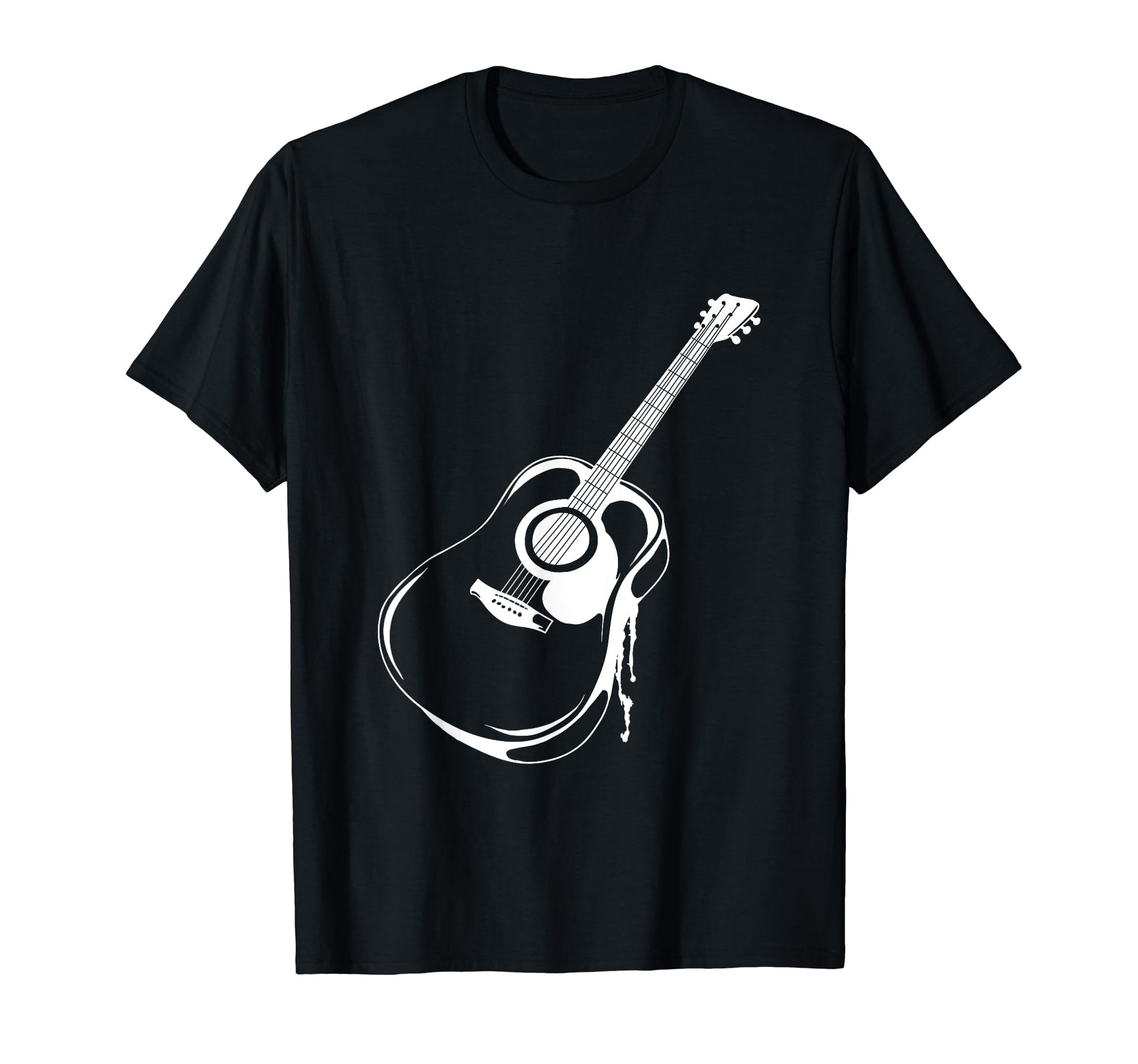 Acoustic Guitar Musician Player T-Shirt - Minimalist Print for Adults - T-Shirt, Sweatshirt, Hoodie