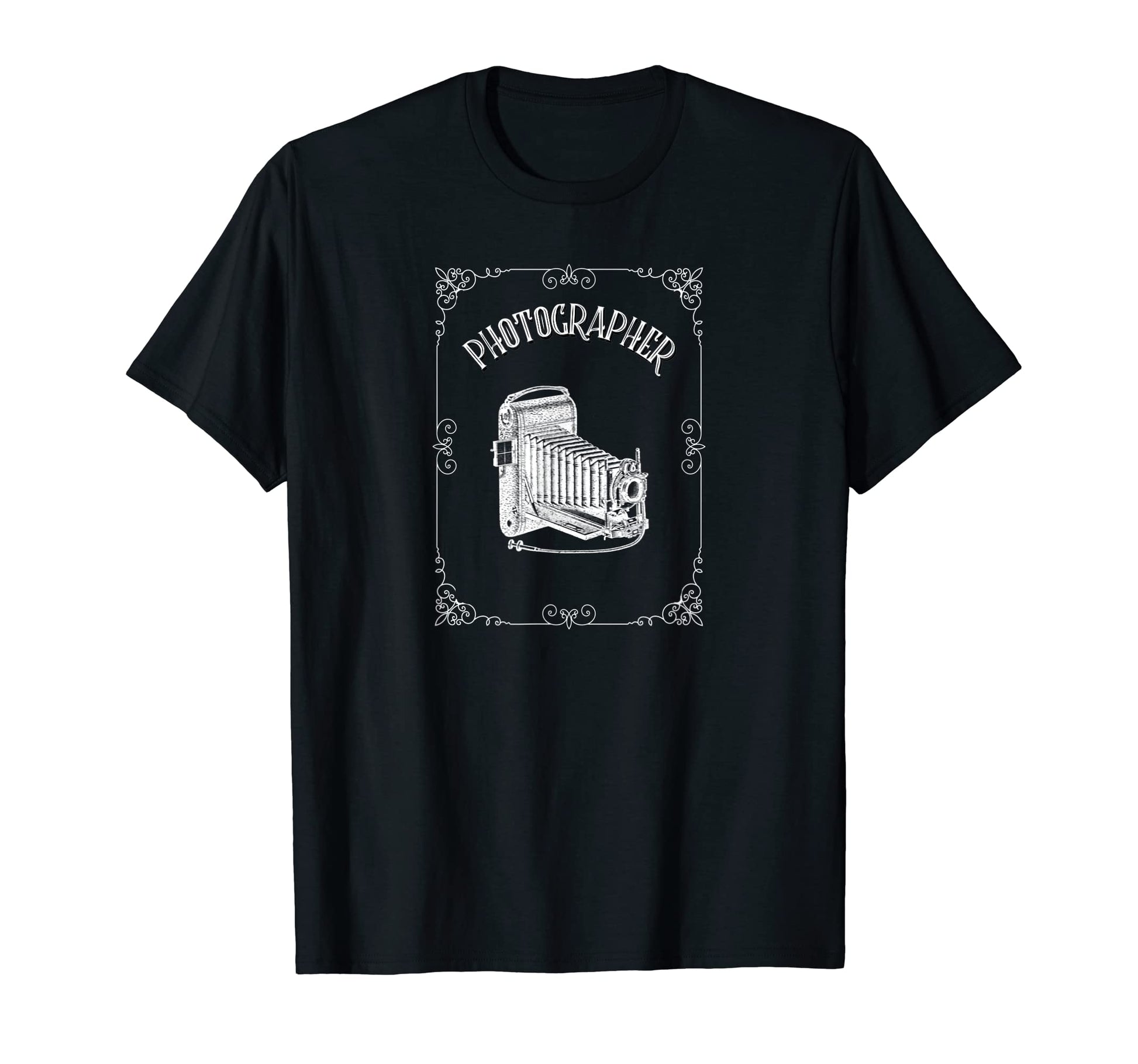 Camera Photographer T-Shirt - Graphic Print Unisex - T-Shirt, Sweatshirt, Hoodie