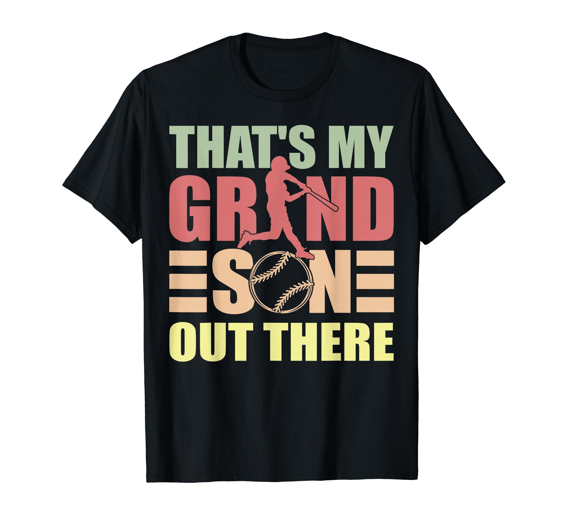 Thats My Grandson Out There Baseball T-Shirt - Custom Art Print for Adults - T-Shirt, Sweatshirt, Hoodie
