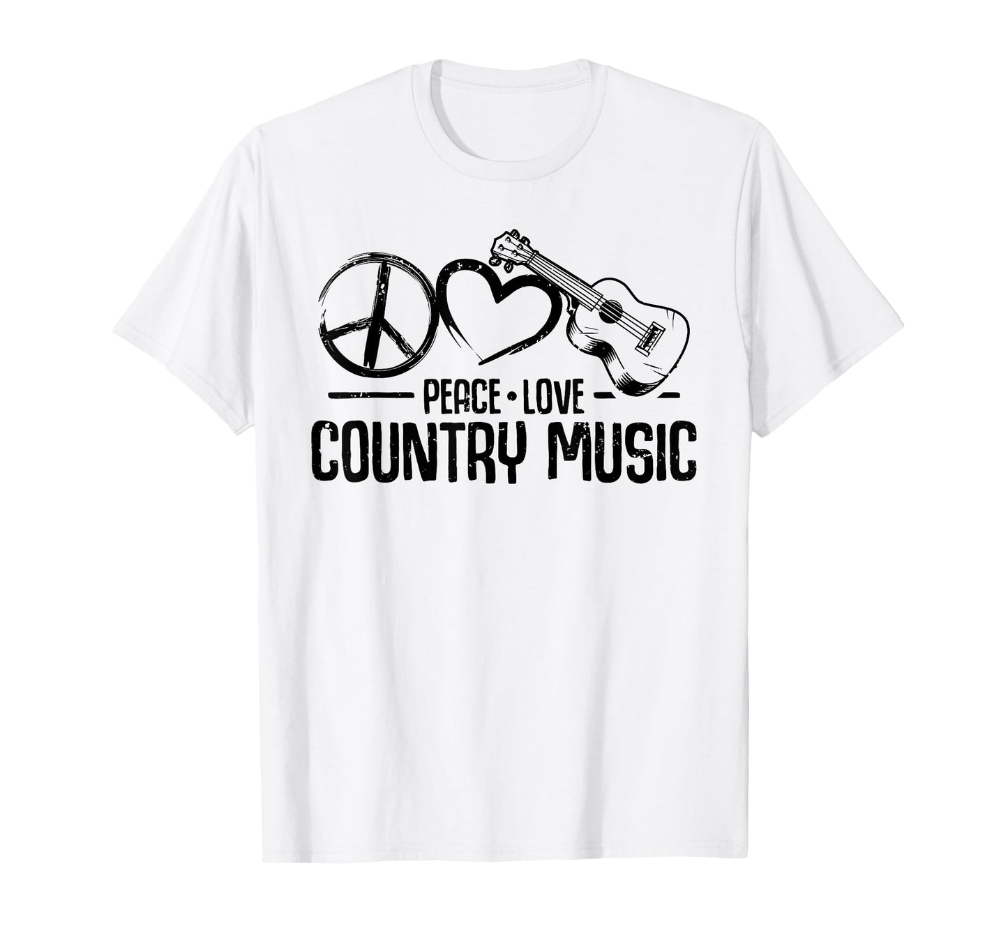 Funny Country Music Peace Love T-Shirt - Streetwear Style Men Women - T-Shirt, Sweatshirt, Hoodie