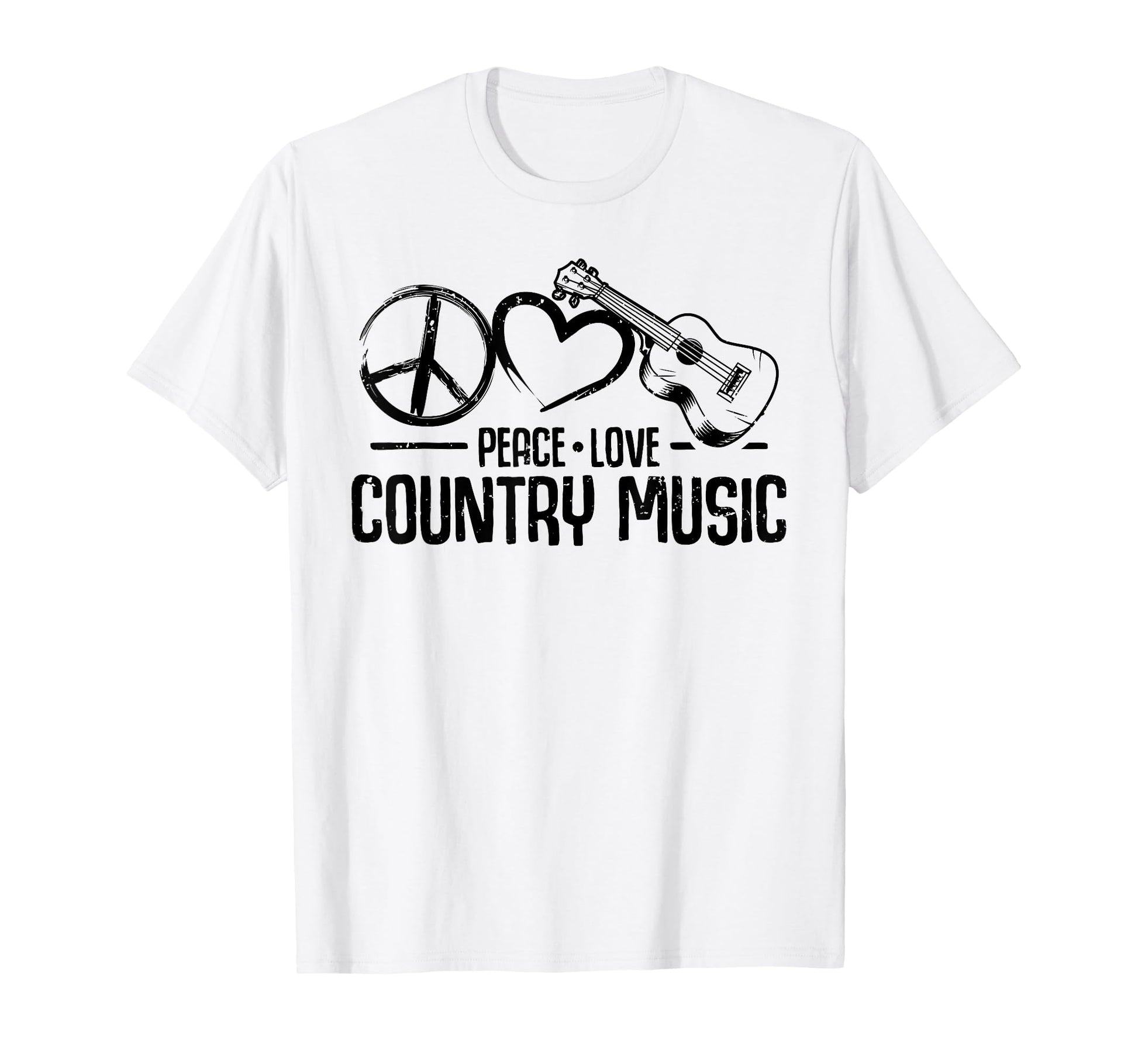 Funny Country Music Peace Love T-Shirt - Streetwear Style Men Women - T-Shirt, Sweatshirt, Hoodie