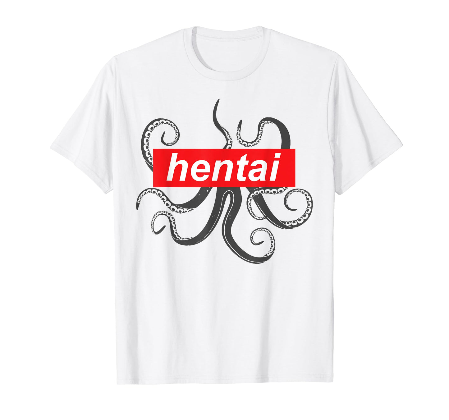 Lewd Hentai Tentacle Japanese Otaku Gift T-Shirt - Custom Art Print Unisex - T-Shirt, Sweatshirt, Hoodie