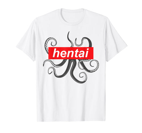 Lewd Hentai Tentacle Japanese Otaku Gift T-Shirt - Custom Art Print Unisex - T-Shirt, Sweatshirt, Hoodie
