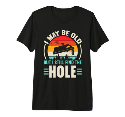 Cornhole Grandpa Dad Toss Games T-Shirt - Minimalist Print for Adults - T-Shirt, Sweatshirt, Hoodie