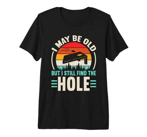 Cornhole Grandpa Dad Toss Games T-Shirt - Minimalist Print for Adults - T-Shirt, Sweatshirt, Hoodie