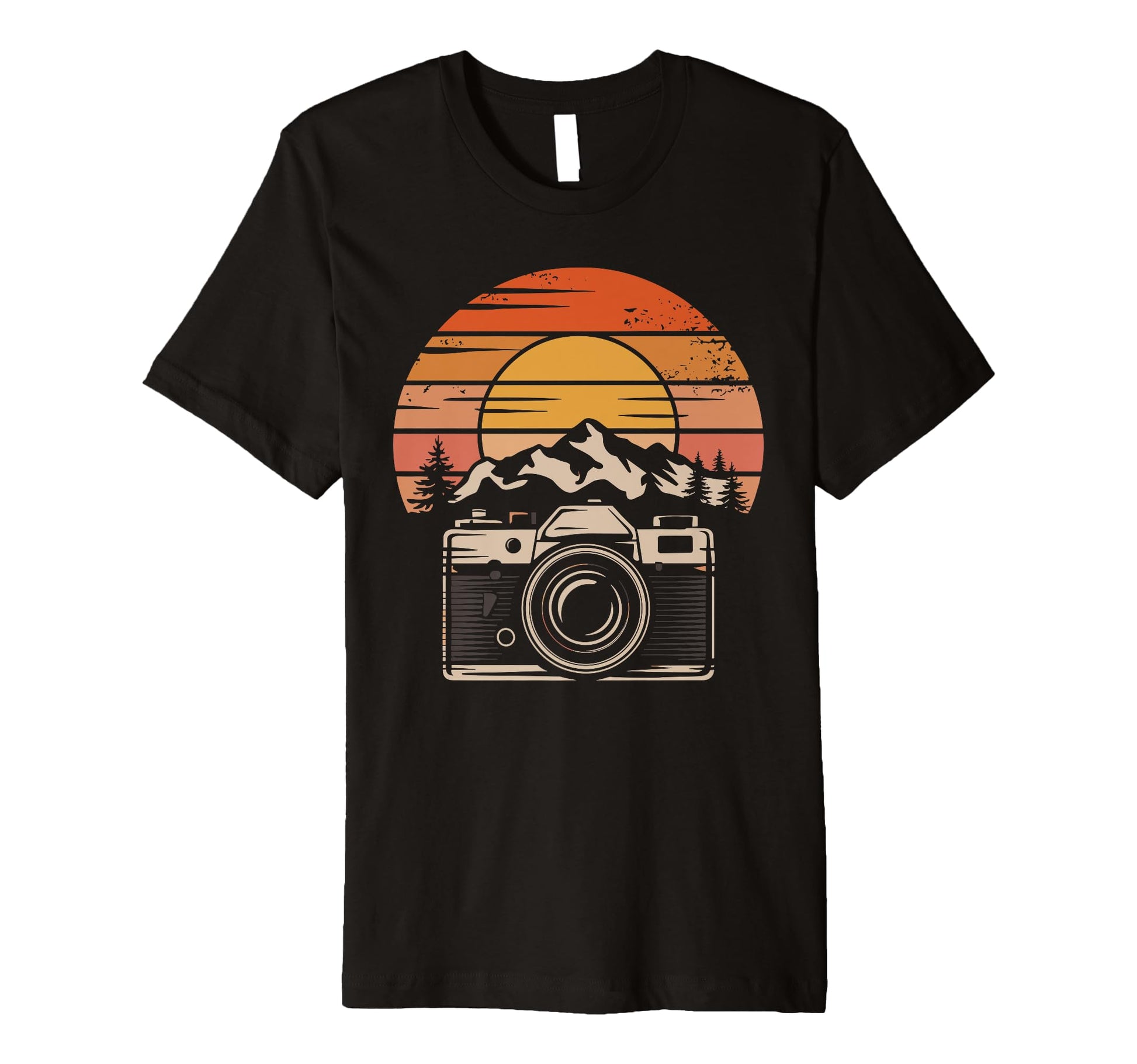 Photography Camera Sunset Photographer T-Shirt - Trendy Graphic Unisex - T-Shirt, Sweatshirt, Hoodie