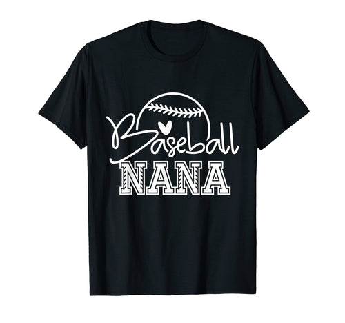 Baseball Nana Love Baseball T-Shirt - Aesthetic Graphic for Adults - T-Shirt, Sweatshirt, Hoodie