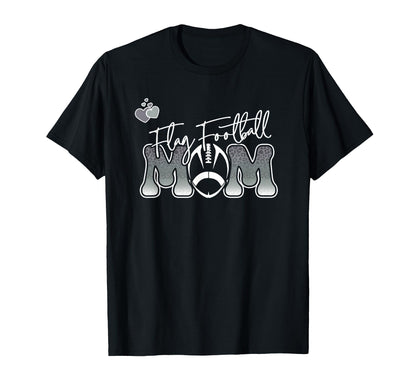 Flag Football Mom Game Day T-Shirt - Aesthetic Graphic Unisex - T-Shirt, Sweatshirt, Hoodie