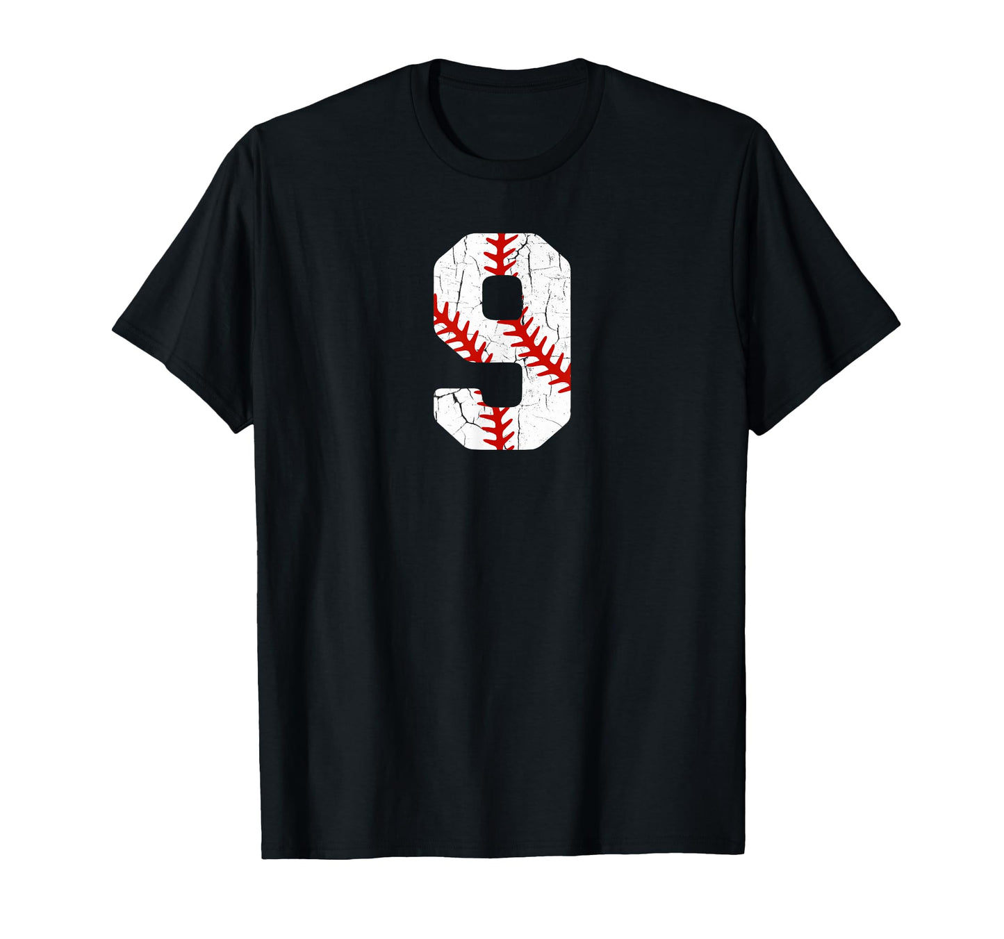 Baseball Player Jersey Number 9 9 T-Shirt - Custom Art Print Men Women - T-Shirt, Sweatshirt, Hoodie