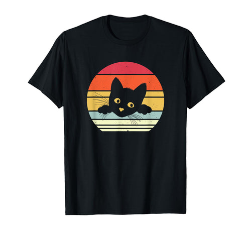 Cat Motif Funny Stripes Kitten T-Shirt - Minimalist Print for Adults - T-Shirt, Sweatshirt, Hoodie