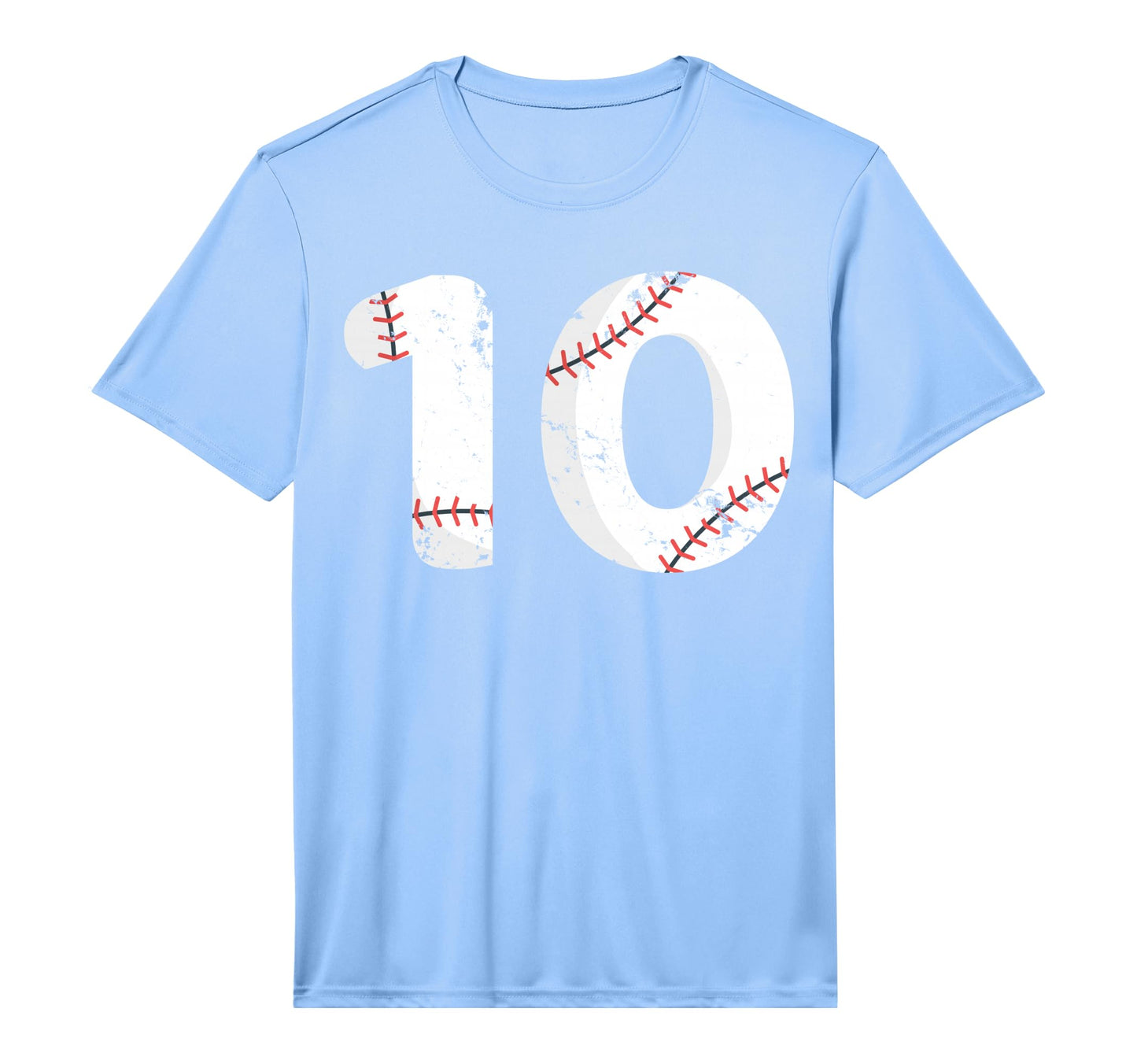 Number 10 Baseball Distressed Team T-Shirt - Aesthetic Graphic Unisex - T-Shirt, Sweatshirt, Hoodie