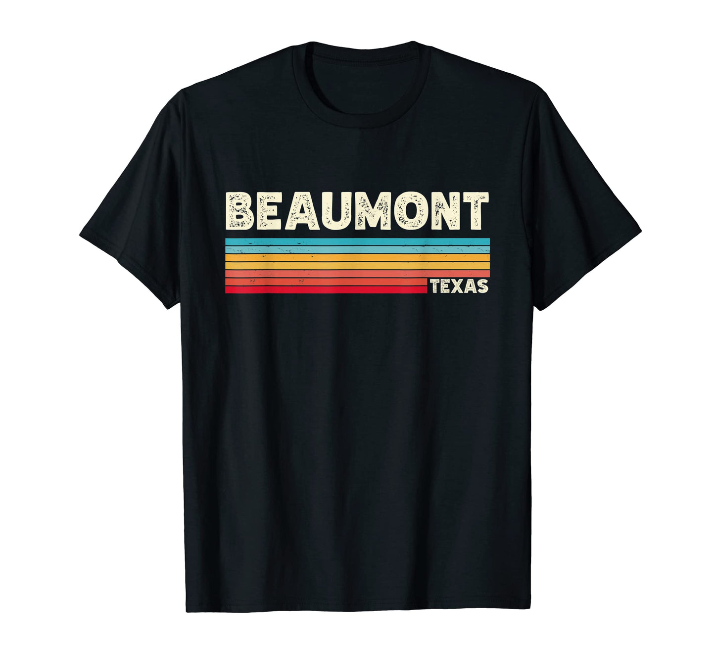 Native Beaumont Texas Tx Stripes State 70S T-Shirt - Graphic Print Unisex - T-Shirt, Sweatshirt, Hoodie