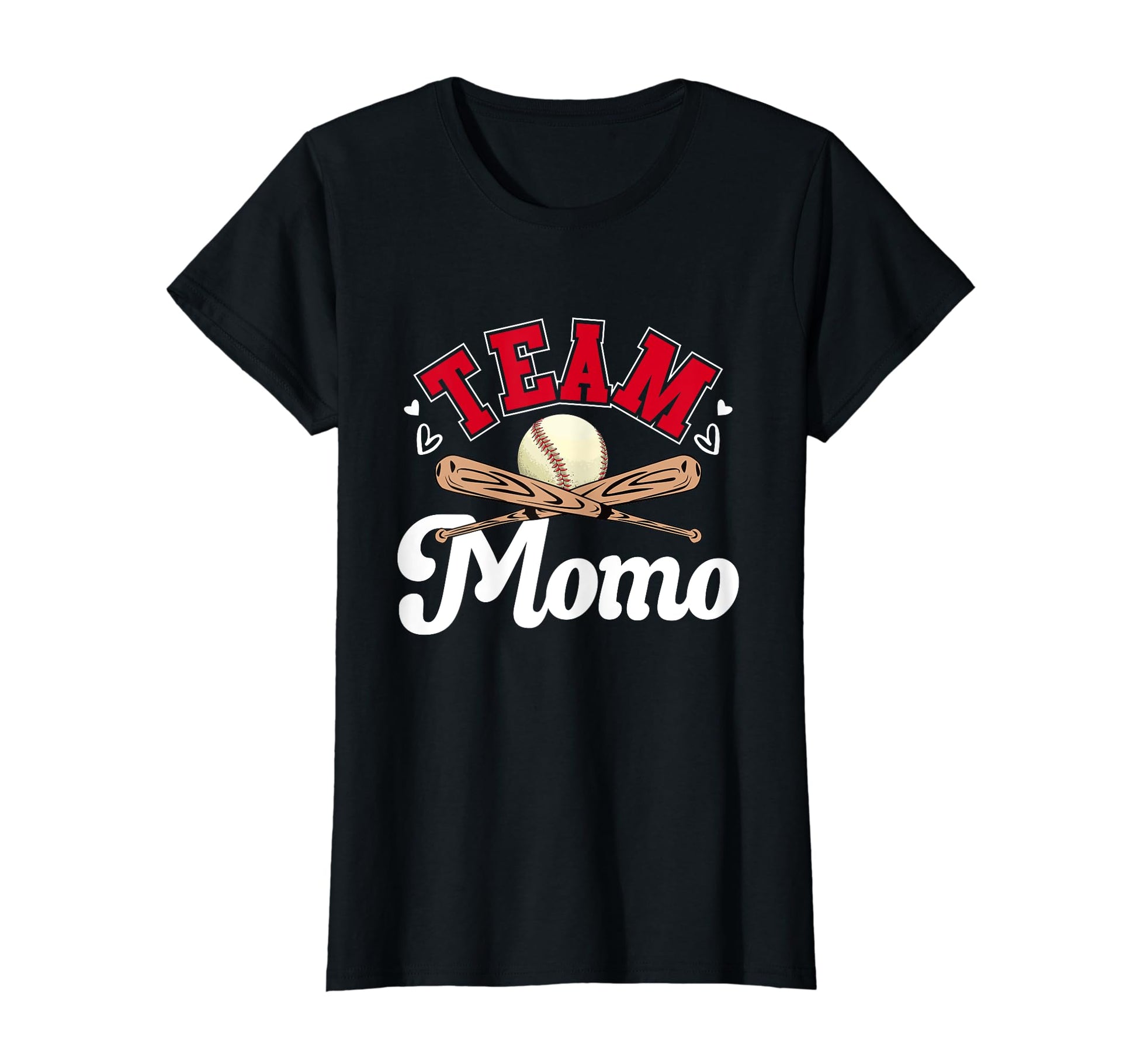 Team Momo Mothers Day Baseball Softball T-Shirt - Minimalist Print Unisex - T-Shirt, Sweatshirt, Hoodie