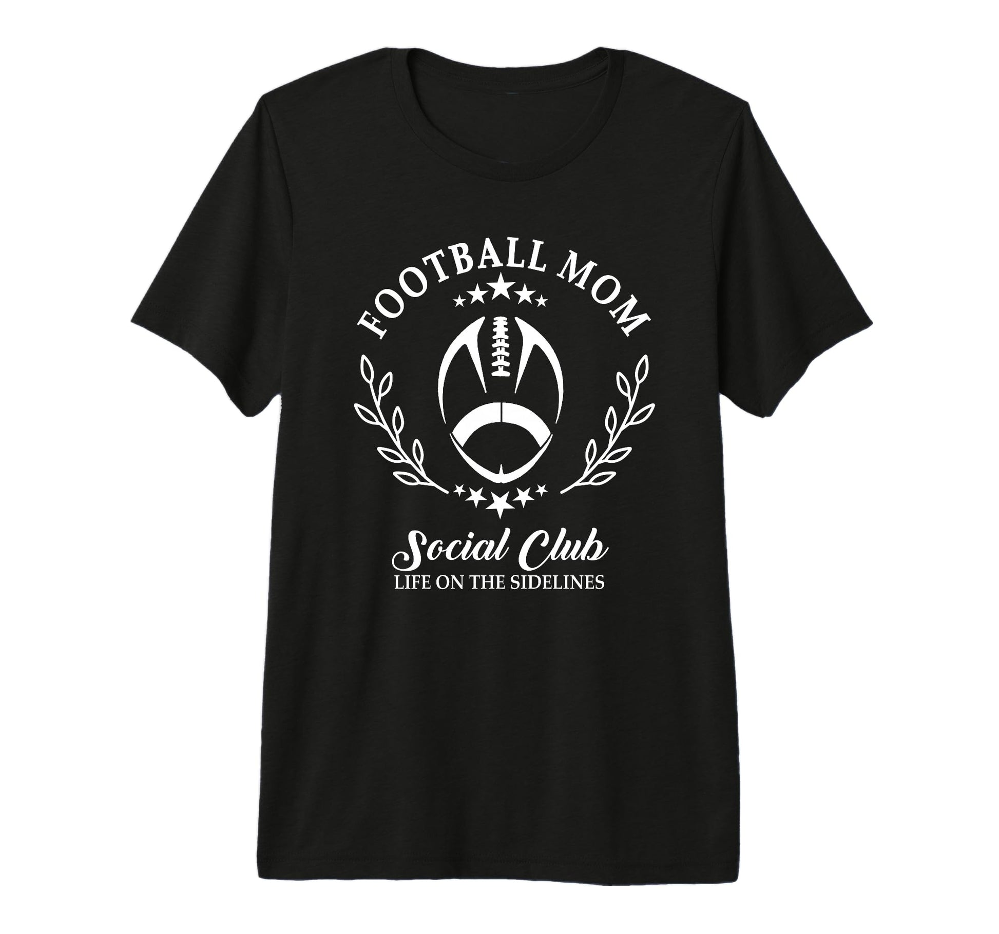 Sideline Social Club Football Mom Game Day T-Shirt - Trendy Graphic Unisex - T-Shirt, Sweatshirt, Hoodie