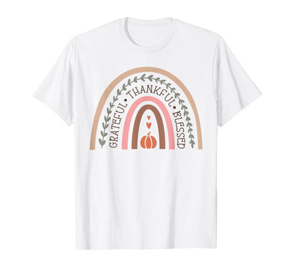 Thankful Grateful Blessed Boho T-Shirt - Streetwear Style Men Women - T-Shirt, Sweatshirt, Hoodie