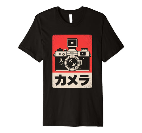 Japanese Analog Slr Camera Photographer T-Shirt - Aesthetic Graphic Unisex - T-Shirt, Sweatshirt, Hoodie