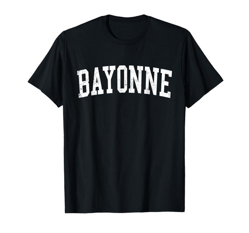 Bayonne Nj Distressed White Varsity T-Shirt - Streetwear Style Unisex - T-Shirt, Sweatshirt, Hoodie