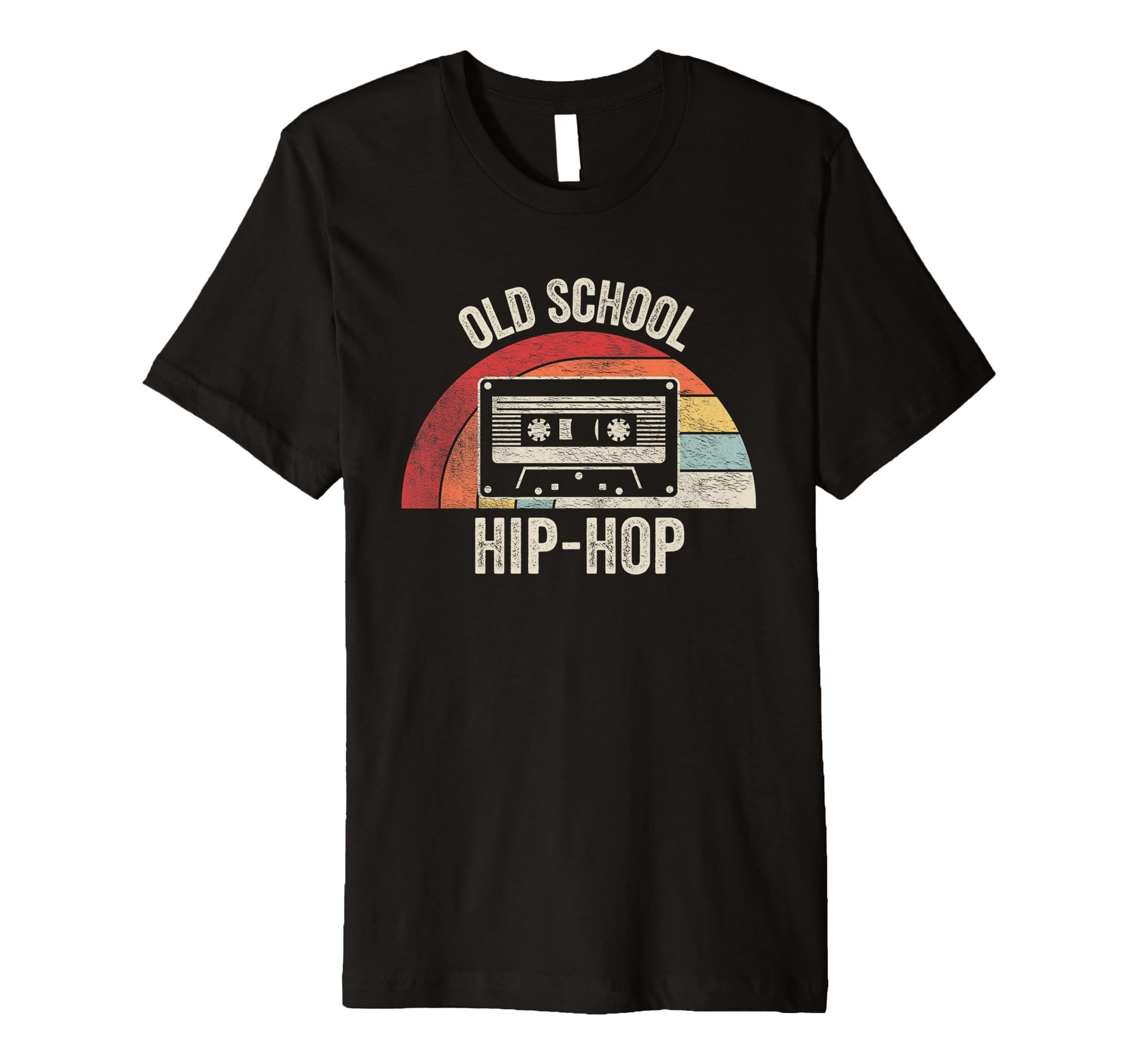 Old School Hip Hop Cassette Tape T-Shirt - Aesthetic Graphic for Adults - T-Shirt, Sweatshirt, Hoodie