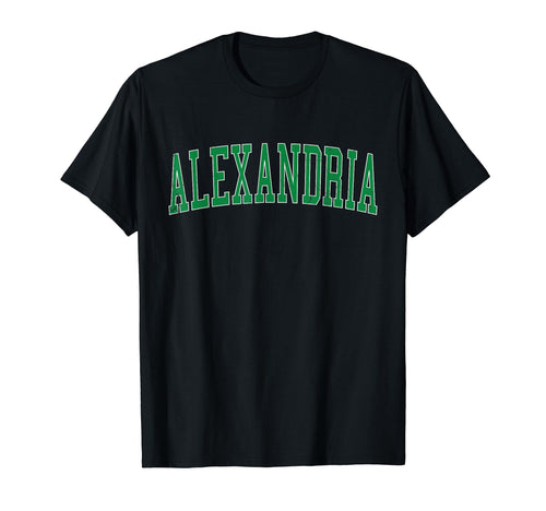 Alexandria Mn Distressed Green T-Shirt - Fun Novelty Design Men Women - T-Shirt, Sweatshirt, Hoodie