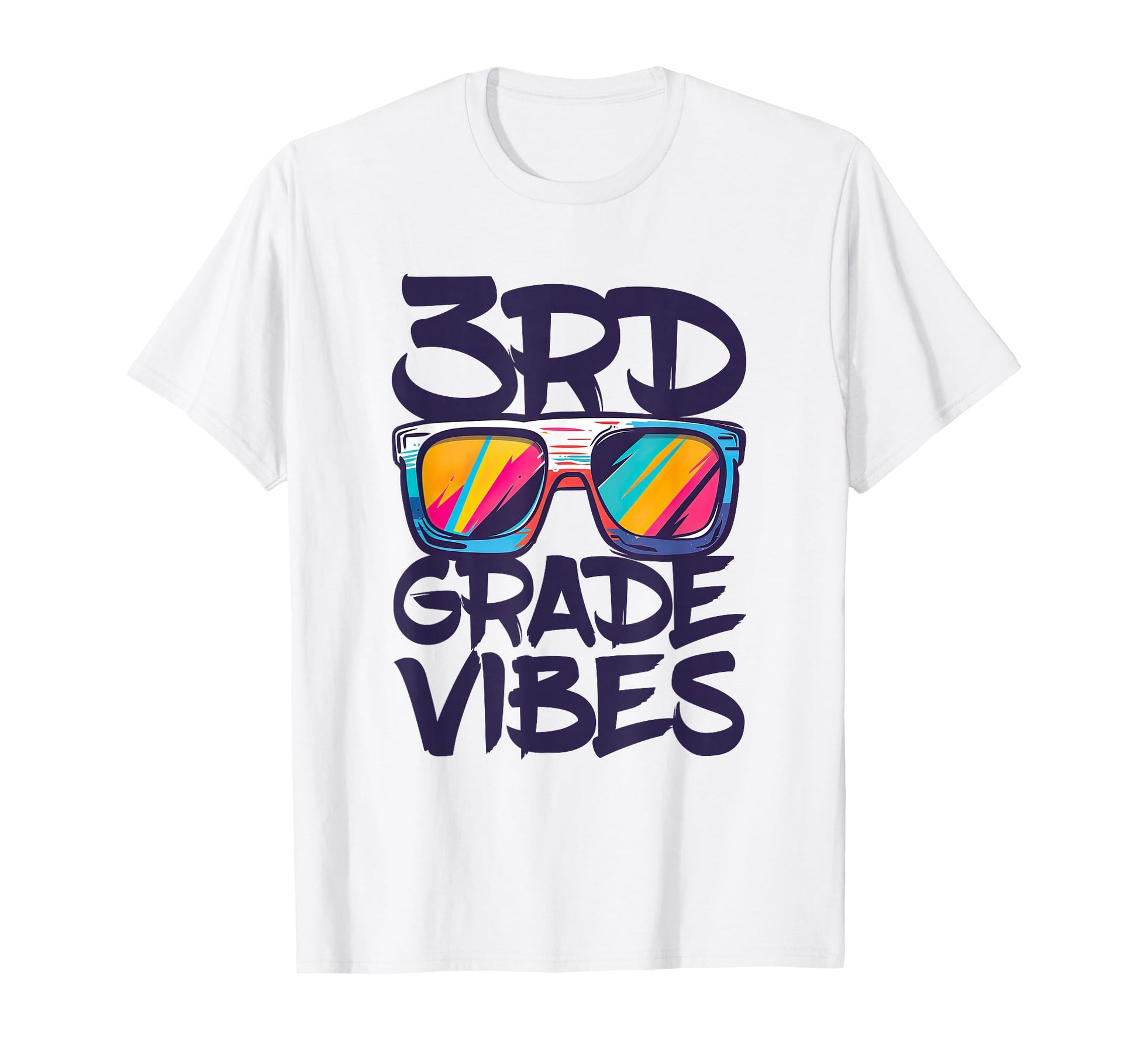 3Rd Grade Vibes Back To School Third Grade T-Shirt - Graphic Print Unisex - T-Shirt, Sweatshirt, Hoodie