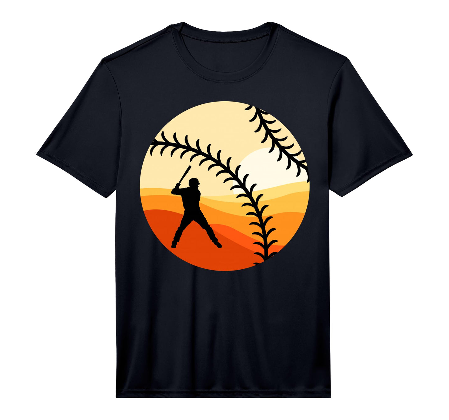 Dad Baseball Baseball Player Performance T-Shirt - Novelty Apparel Unisex - T-Shirt, Sweatshirt, Hoodie