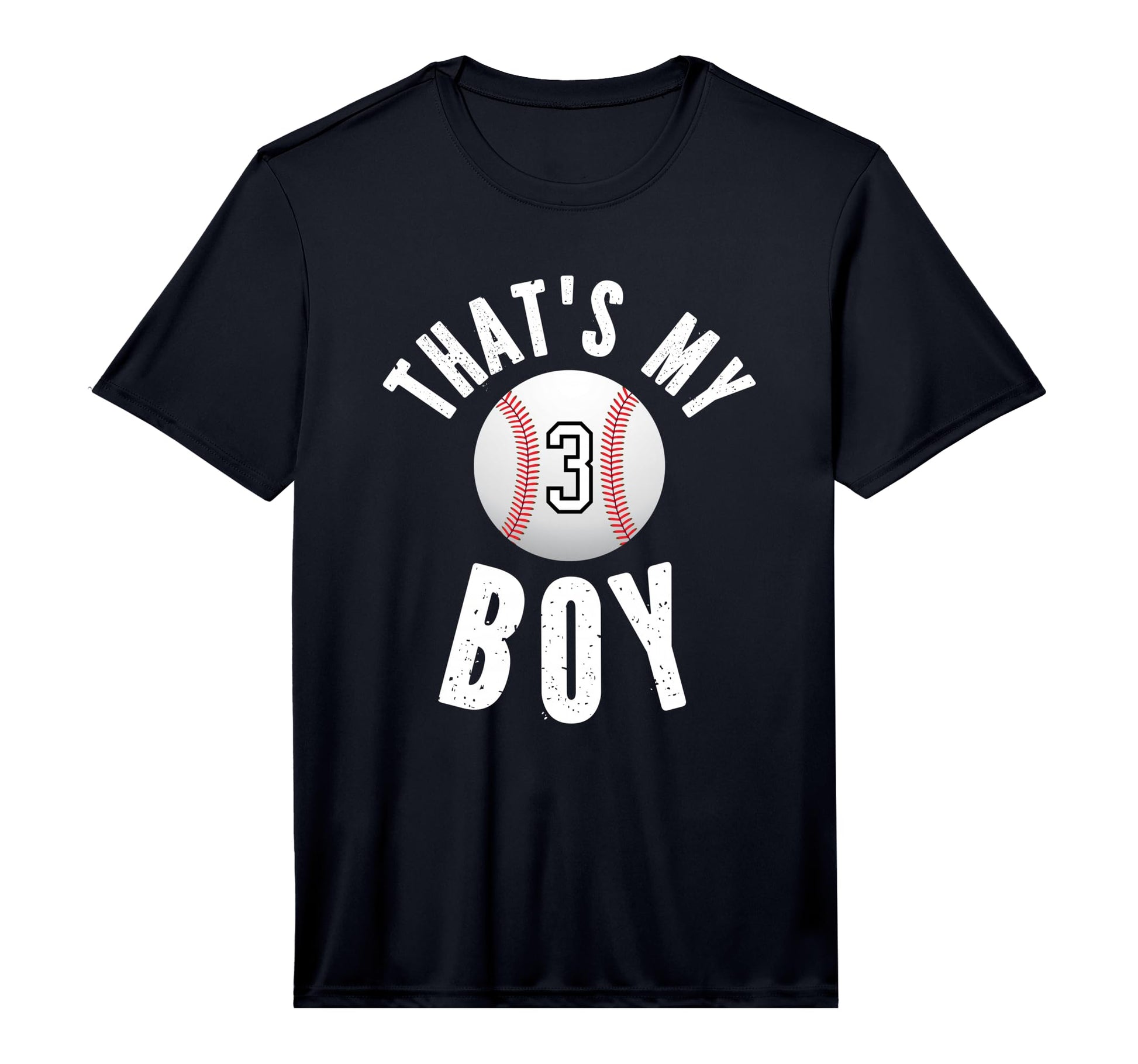 Thats My Baseball Number 3 Performance T-Shirt - Graphic Print Unisex - T-Shirt, Sweatshirt, Hoodie