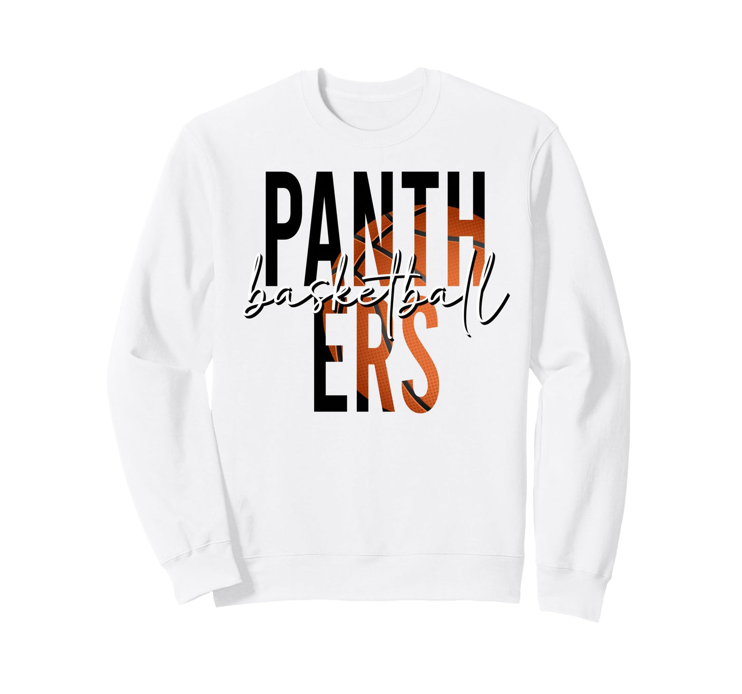 Panthers Basketball Mascot Sweatshirt - Aesthetic Graphic for Adults - T-Shirt, Sweatshirt, Hoodie