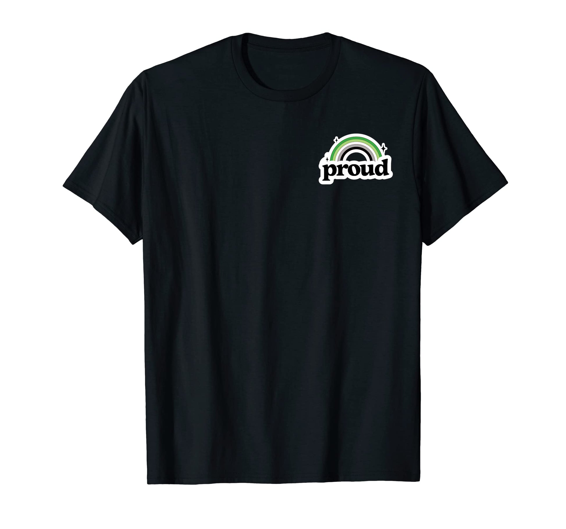 Aromantic Pride Flag Proud Aro T-Shirt - Unique Graphic for Adults - T-Shirt, Sweatshirt, Hoodie
