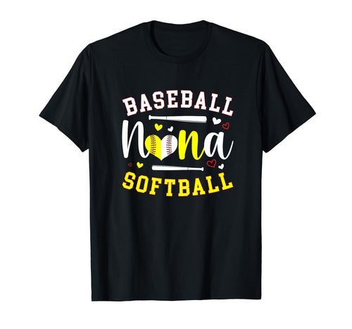 Baseball Softball Nana Softball T-Shirt - Aesthetic Graphic Unisex - T-Shirt, Sweatshirt, Hoodie